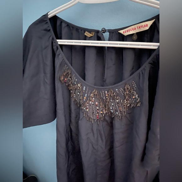 Rebecca Taylor beaded blouse - Picture 4 of 5